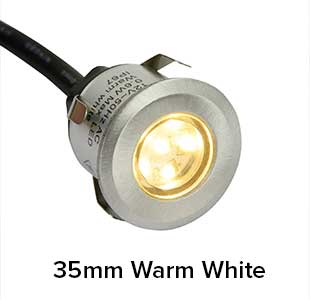 35 mm warm white deck bulb