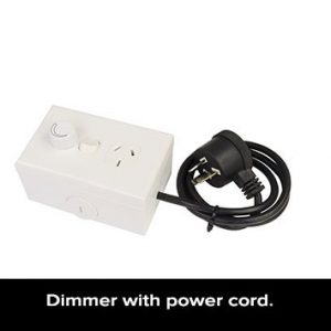 Dimmer with power cord